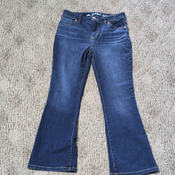 Cat & Jack Dark Blue Flare Jeans - Picture 1 of 7